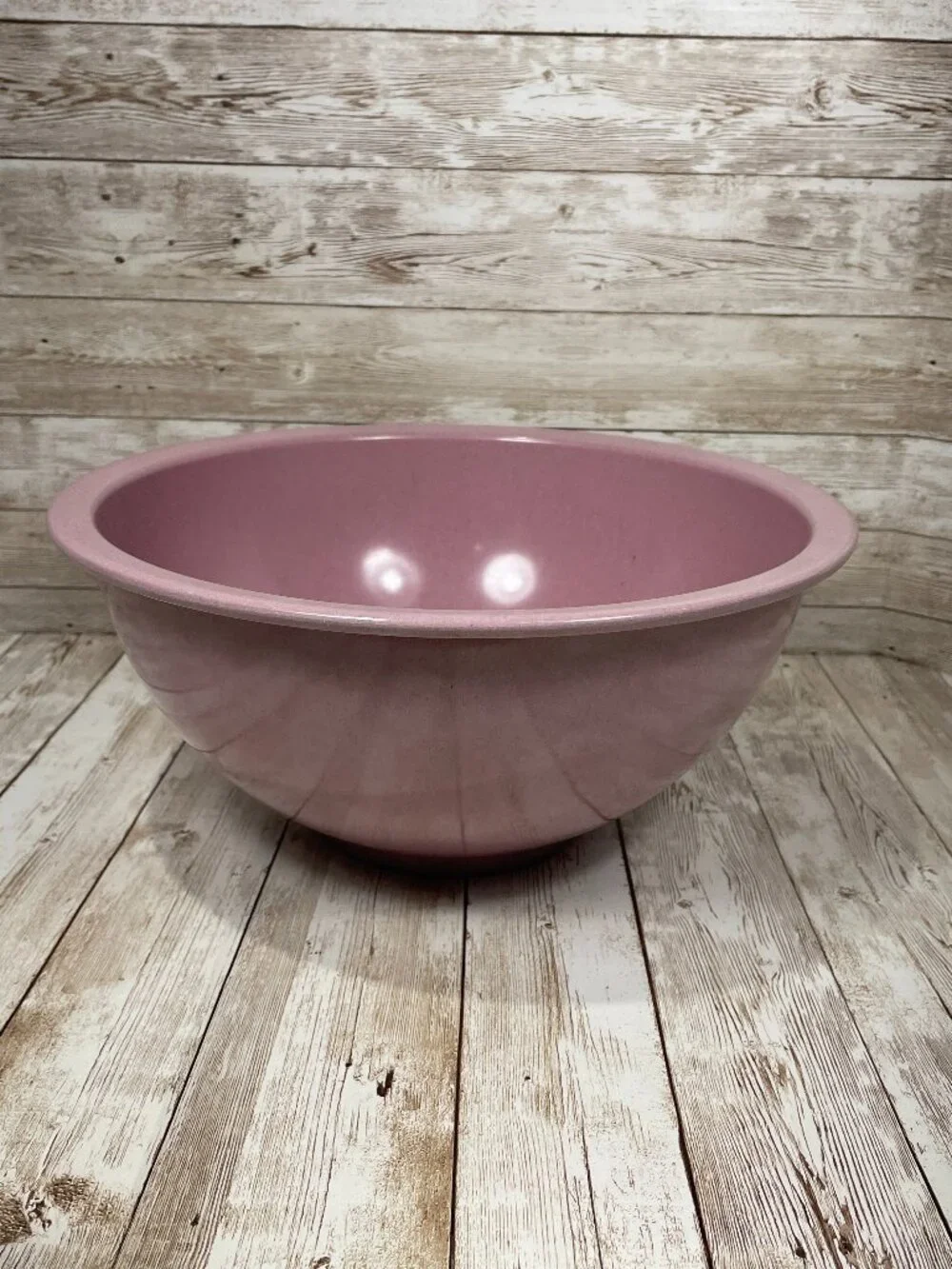 Texas Ware Pink Speckled Melmac Melamine Mixing Bowl #125 125 Mid-Century Modern